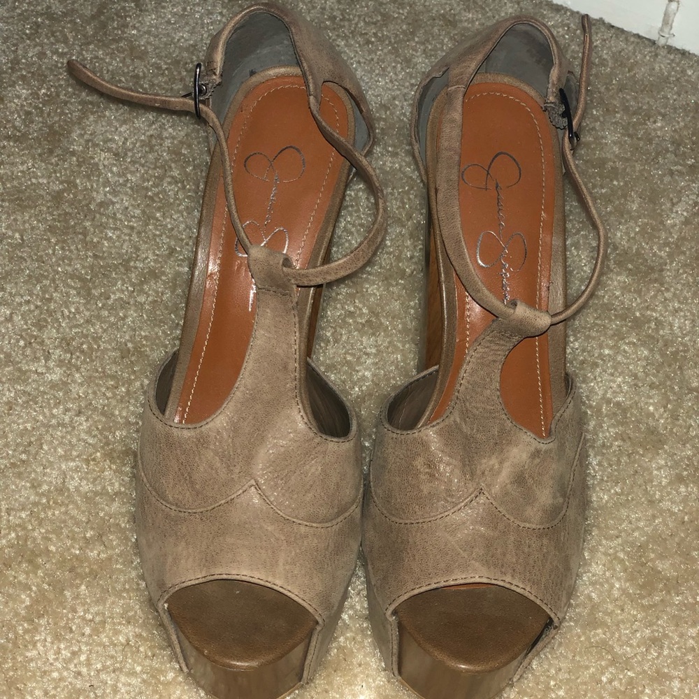 6 inch Jessica Simpson strapped heels